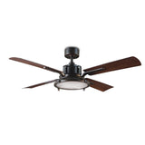 Nautilus Ceiling Fan with Light by Modern Forms, Finish: Graphite, Black Matte, Bronze Oil Rubbed, Color Temperature: 2700K, 3000K, 3500K,  | Casa Di Luce Lighting