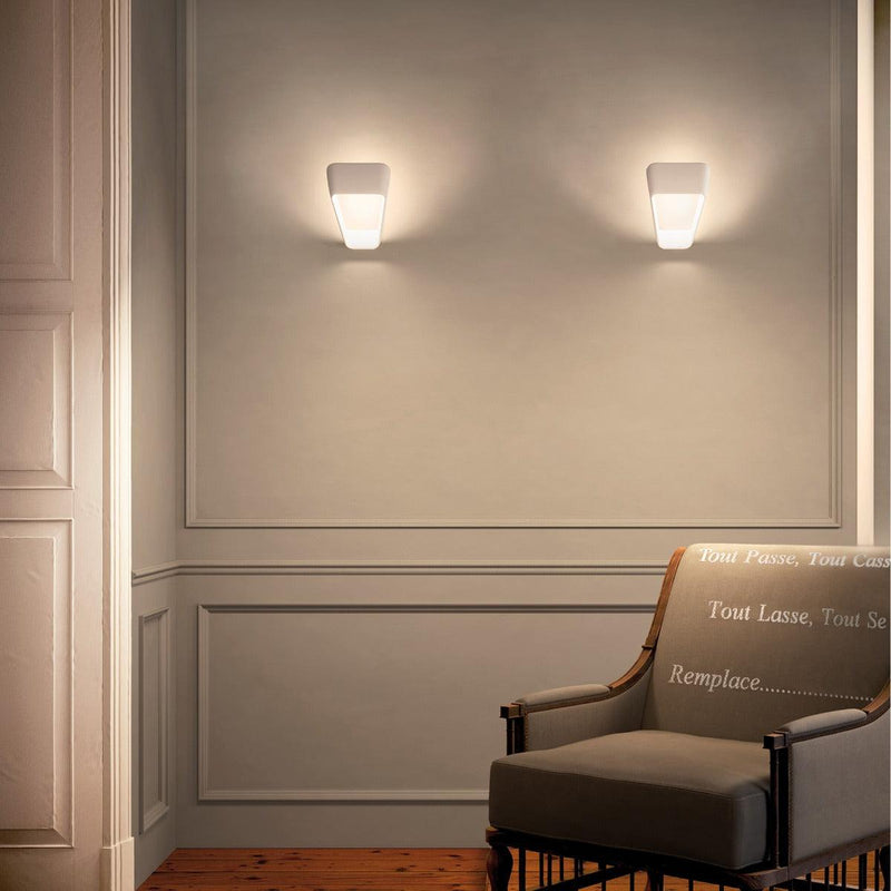Frame Wall Lamp by Kundalini, Finish: White, Chrome, ,  | Casa Di Luce Lighting