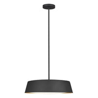 Asher Pendant by ED by Ellen DeGeneres, Finish: Midnight Black, White Matte, ,  | Casa Di Luce Lighting