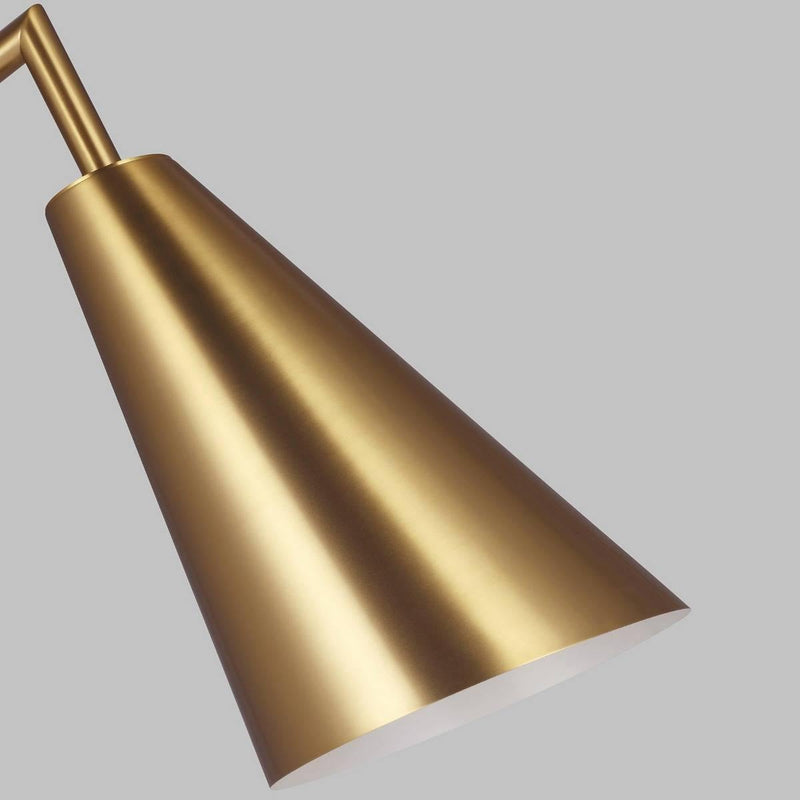 Jamie Floor Lamp by ED by Ellen DeGeneres, Finish: Nickel Polished, Burnished Brass, ,  | Casa Di Luce Lighting
