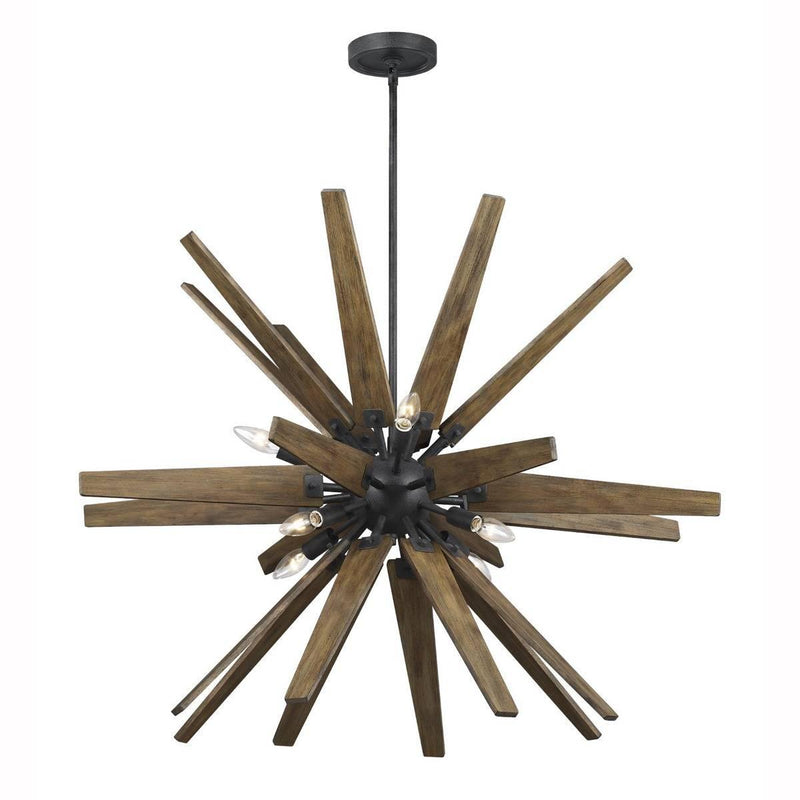 Thorne 8 Light Chandelier by Feiss