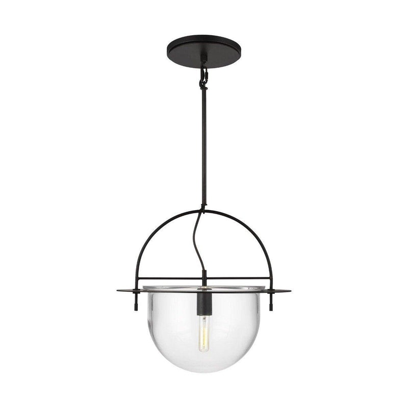 Nuance Pendant by Kelly by Kelly Wearstler, Finish: Aged Iron, Size: Large,  | Casa Di Luce Lighting