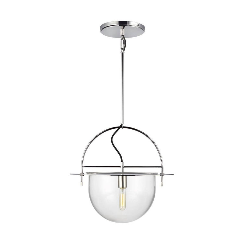 Nuance Pendant by Kelly by Kelly Wearstler, Finish: Nickel Polished, Size: Large,  | Casa Di Luce Lighting