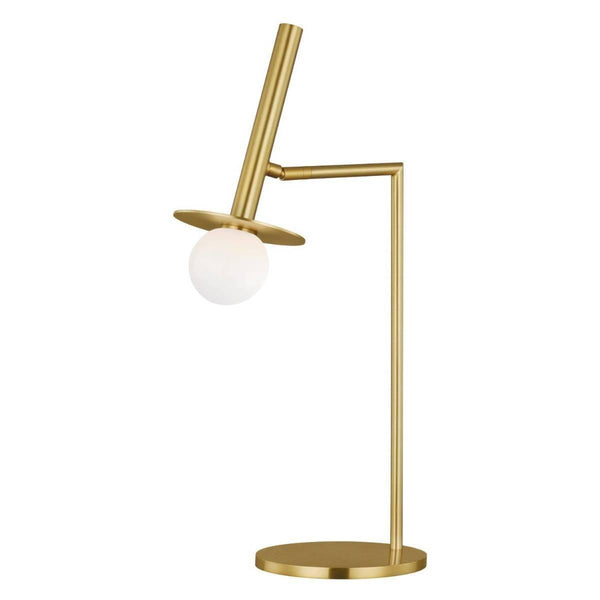 Nodes Table Lamp by Kelly by Kelly Wearstler, Finish: Midnight Black, Burnished Brass, ,  | Casa Di Luce Lighting