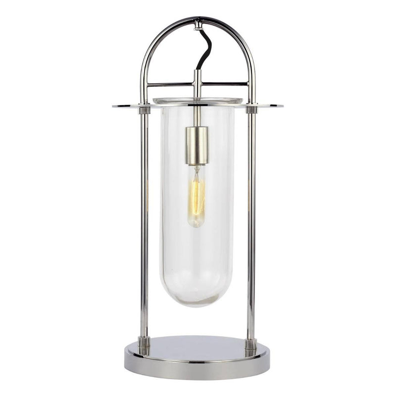 Nuance Table Lamp by Kelly by Kelly Wearstler, Finish: Aged Iron, Nickel Polished, ,  | Casa Di Luce Lighting
