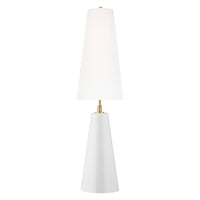 Lorne Table Lamp by Kelly by Kelly Wearstler, Finish: Arctic White, Coal, ,  | Casa Di Luce Lighting