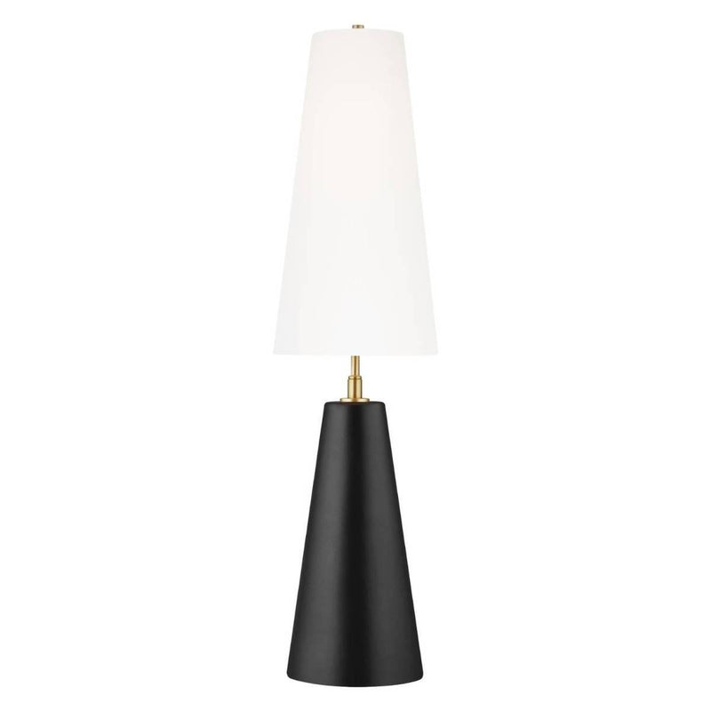 Lorne Table Lamp by Kelly by Kelly Wearstler, Finish: Arctic White, Coal, ,  | Casa Di Luce Lighting
