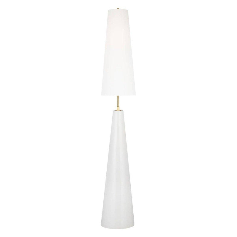 Lorne Floor Lamp by Kelly by Kelly Wearstler, Finish: Arctic White, ,  | Casa Di Luce Lighting