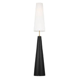 Lorne Floor Lamp by Kelly by Kelly Wearstler, Finish: Arctic White, Coal, ,  | Casa Di Luce Lighting
