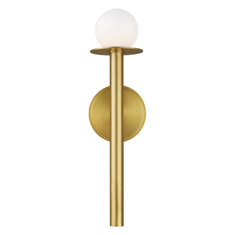 Nodes 1 Light Wall Sconce by Kelly by Kelly Wearstler, Finish: Midnight Black, Burnished Brass, ,  | Casa Di Luce Lighting