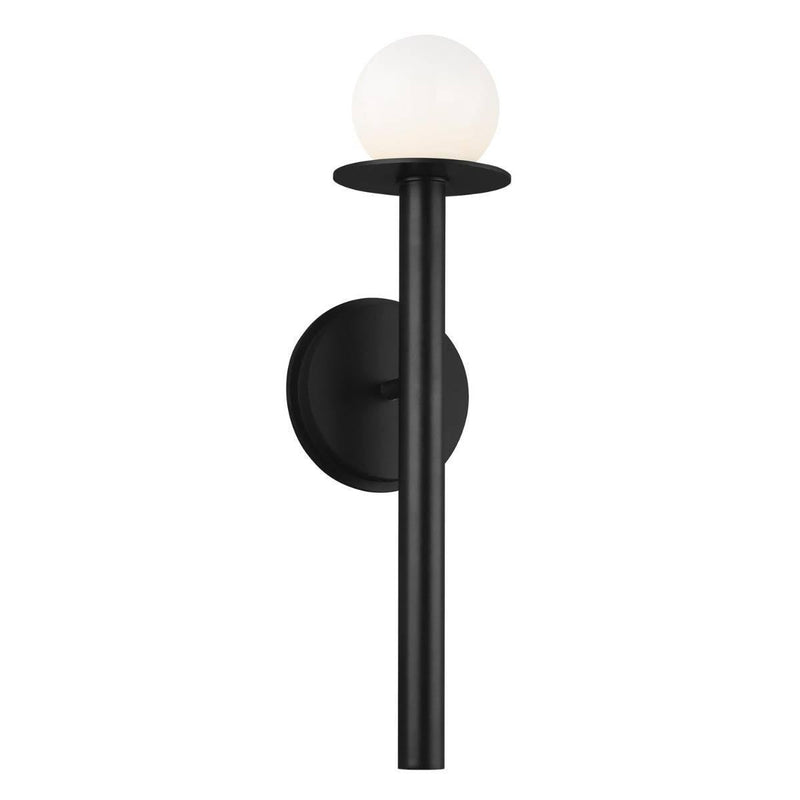 Nodes 1 Light Wall Sconce by Kelly by Kelly Wearstler, Finish: Midnight Black, ,  | Casa Di Luce Lighting