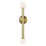 Nodes 2 Light Wall Sconce by Kelly by Kelly Wearstler, Finish: Midnight Black, Burnished Brass, ,  | Casa Di Luce Lighting