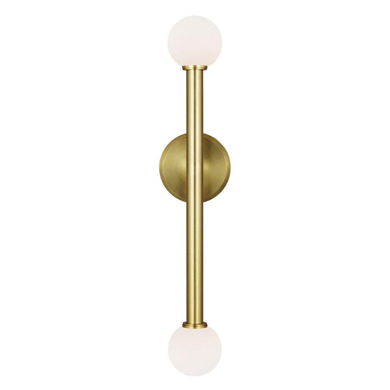 Nodes 2 Light Wall Sconce by Kelly by Kelly Wearstler, Finish: Burnished Brass, ,  | Casa Di Luce Lighting