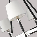 Katie Chandelier by Lauren Ralph Lauren, Finish: Polished Nickel, Time Worn Brass, Number of Lights: 6, 8,  | Casa Di Luce Lighting