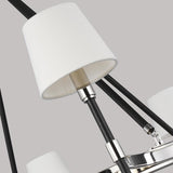 Katie Chandelier by Lauren Ralph Lauren, Finish: Polished Nickel, Time Worn Brass, Number of Lights: 6, 8,  | Casa Di Luce Lighting