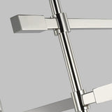 Flynn Chandelier by Lauren Ralph Lauren, Finish: Nickel Polished, Time Worn Brass, Number of Lights: 3, 6,  | Casa Di Luce Lighting