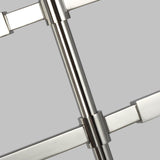 Flynn Chandelier by Lauren Ralph Lauren, Finish: Nickel Polished, Time Worn Brass, Number of Lights: 3, 6,  | Casa Di Luce Lighting