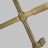 Flynn Chandelier by Lauren Ralph Lauren, Finish: Nickel Polished, Time Worn Brass, Number of Lights: 3, 6,  | Casa Di Luce Lighting