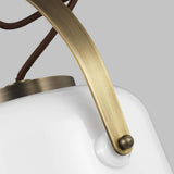 Hazel Pendant by Lauren Ralph Lauren, Finish: Nickel Polished, Time Worn Brass, Size: Mini, Medium,  | Casa Di Luce Lighting
