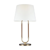 Katie Table Lamp by Lauren Ralph Lauren, Finish: Polished Nickel, Time Worn Brass, ,  | Casa Di Luce Lighting