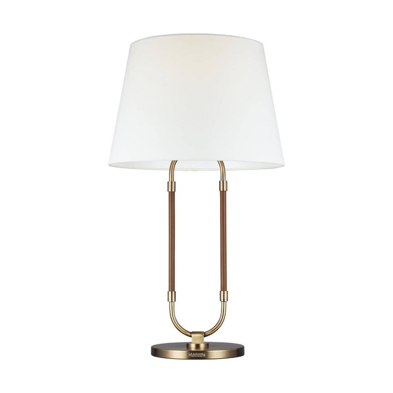 Katie Table Lamp by Lauren Ralph Lauren, Finish: Polished Nickel, Time Worn Brass, ,  | Casa Di Luce Lighting