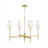 Beckham Classic Chandelier by TOB by Thomas O'Brien, Finish: Burnished Brass, Size: Large,  | Casa Di Luce Lighting