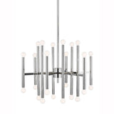 Beckham Modern Chandelier by TOB by Thomas O'Brien, Finish: Nickel Polished, Size: Large,  | Casa Di Luce Lighting
