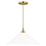 Capri Wide Pendant by TOB by Thomas O'Brien, Finish: Aged Iron, Burnished Brass, AN - Antique Nickel, ,  | Casa Di Luce Lighting