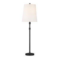 Capri Table Lamp by TOB by Thomas O'Brien, Finish: Aged Iron, Nickel Polished, ,  | Casa Di Luce Lighting