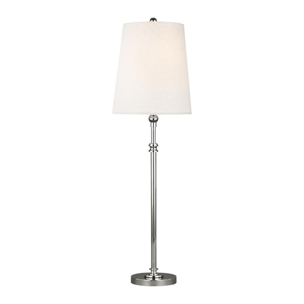 Capri Table Lamp by TOB by Thomas O'Brien, Finish: Aged Iron, Nickel Polished, ,  | Casa Di Luce Lighting