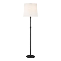Capri Floor Lamp by TOB by Thomas O'Brien, Finish: Nickel Polished, Aged Iron, ,  | Casa Di Luce Lighting