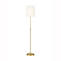 Beckham Classic Floor Lamp by TOB by Thomas O'Brien, Finish: Burnished Brass, Nickel Polished, ,  | Casa Di Luce Lighting