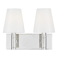 Beckham Classic Bathroom Vanity Light by TOB by Thomas O'Brien, Finish: Nickel Polished, BB - Burnished Brass, Number of Lights: 2, 3, 4,  | Casa Di Luce Lighting