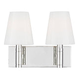 Beckham Classic Bathroom Vanity Light by TOB by Thomas O'Brien, Finish: Nickel Polished, Number of Lights: 2,  | Casa Di Luce Lighting
