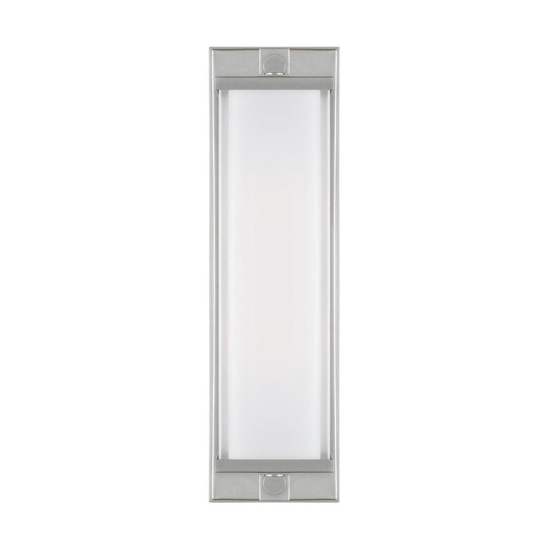Logan Rectangular Wall Sconce by TOB by Thomas O'Brien, Finish: Nickel Polished, Aged Iron, Size: Small, Large,  | Casa Di Luce Lighting