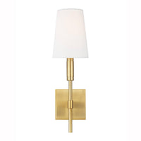 Beckham Classic Sconce by TOB by Thomas O'Brien, Finish: BB - Burnished Brass, Nickel Polished, ,  | Casa Di Luce Lighting