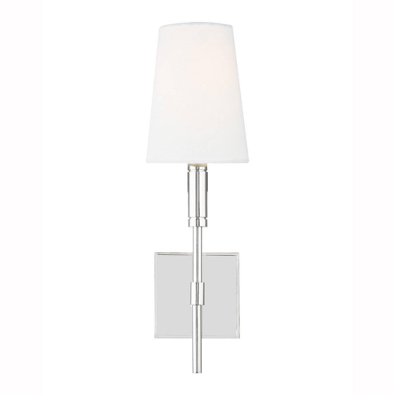 Beckham Classic Sconce by TOB by Thomas O'Brien, Finish: Nickel Polished, ,  | Casa Di Luce Lighting