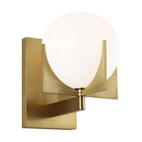 Abbott Wall Sconce by Feiss by Generation Lighting, Finish: BB - Burnished Brass, Nickel Polished, ,  | Casa Di Luce Lighting