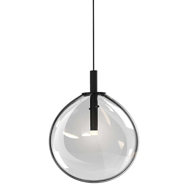 Cantina LED Pendant by Sonneman, Color: Clear, Size: Small,  | Casa Di Luce Lighting