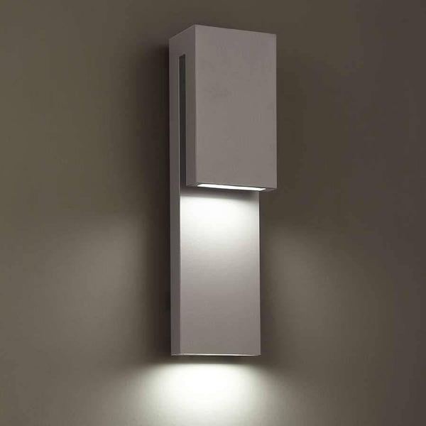Double Down Outdoor Wall Sconce by Modern Forms, Finish: Graphite, Black, ,  | Casa Di Luce Lighting