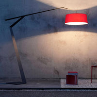 Grus Floor Lamp by Lumen Center Italia by Lumen Center Italia, Finishes: Graphite Grey, Pearl Grey, Diffuser: White, Cognac, Red Wine, Sage,  | Casa Di Luce Lighting