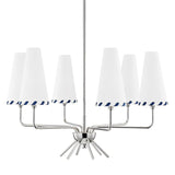 Cassie Chandelier by Mitzi, Finish: Brass Aged, Nickel Polished, ,  | Casa Di Luce Lighting