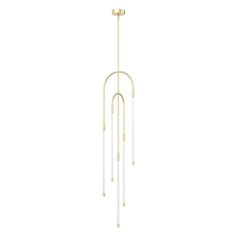 Honour Multi Light Pendant by Alora, Finish: Natural Brass, ,  | Casa Di Luce Lighting