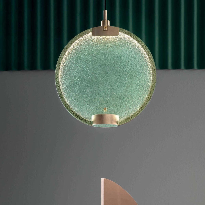 Horo S1 Pendant by Masiero, Color: Transparent, Smokey, Green, Light Blue, Pink, ,  | Casa Di Luce Lighting