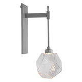 Gem Tempo Sconce by Hammerton, Color: Clear, Finish: Metallic Beige Silver,  | Casa Di Luce Lighting