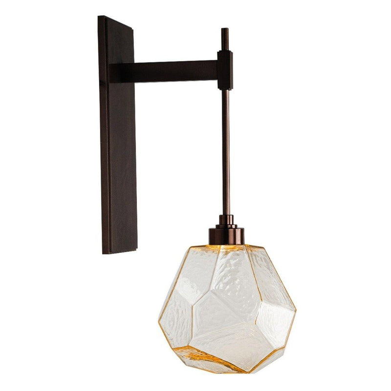 Gem Tempo Sconce by Hammerton, Color: Amber, Finish: Bronze Oil Rubbed,  | Casa Di Luce Lighting