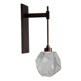 Gem Tempo Sconce by Hammerton, Color: Clear, Finish: Bronze Oil Rubbed,  | Casa Di Luce Lighting