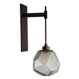 Gem Tempo Sconce by Hammerton, Color: Smoke, Finish: Bronze Oil Rubbed,  | Casa Di Luce Lighting