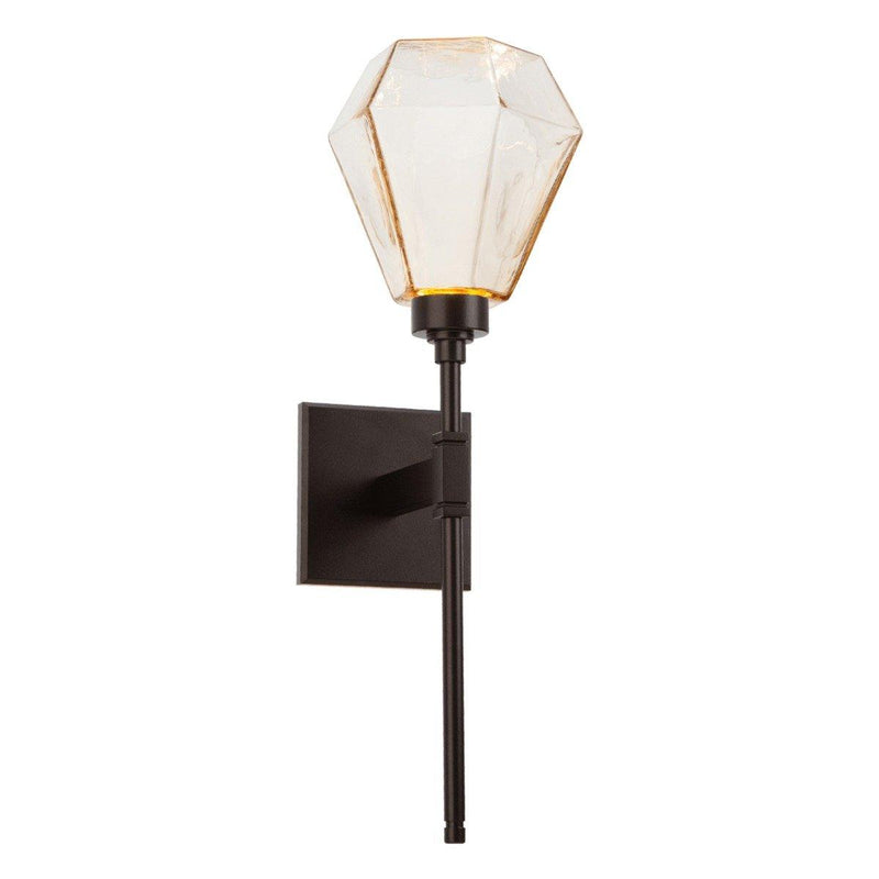 Hedra Bel Vedere Wall Sconce by Hammerton, Color: Chilled Amber-Hammerton Studio, Finish: Flat Bronze,  | Casa Di Luce Lighting