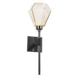 Hedra Bel Vedere Wall Sconce by Hammerton, Color: Chilled Amber-Hammerton Studio, Finish: Gunmetal,  | Casa Di Luce Lighting